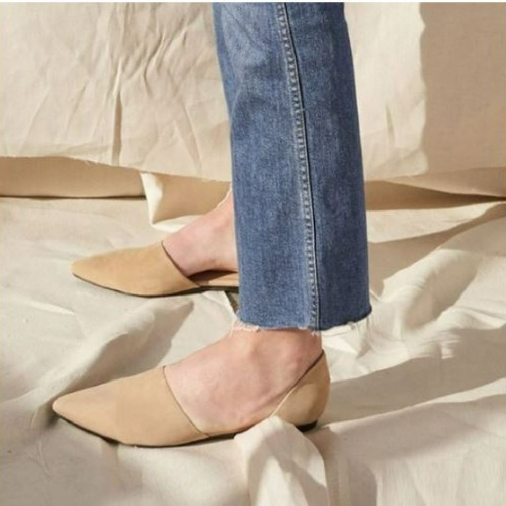 Jenni Kayne D’Orsay Oiled Leather - Natural 38.5